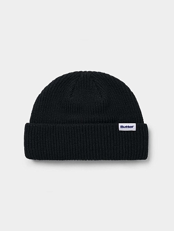 Шапка Butter Goods Wharfie Beanie Black