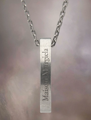 Ожерелье Maison Margiela Logo Ring Silver