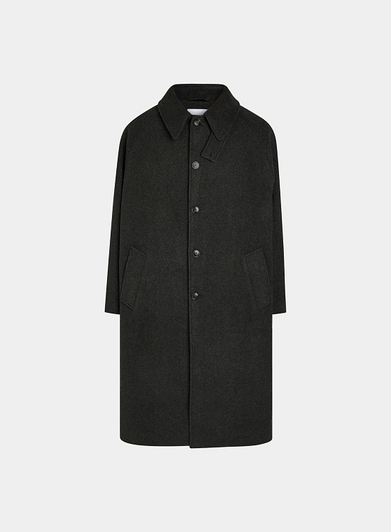 Пальто MKI MIYUKI ZOKU Wool Car Coat Charcoal