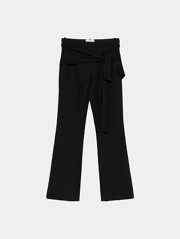 Женские брюки Coperni Jersey Wrap Black