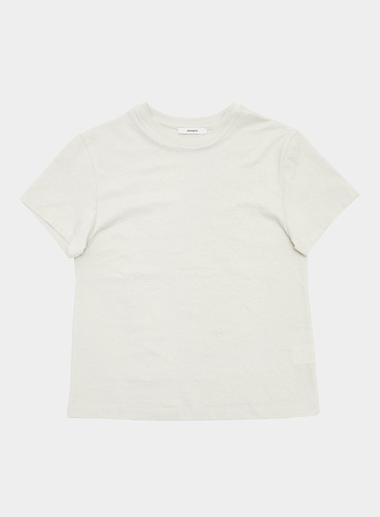 Женская футболка AMOMENTO Basic T-Shirt Light Grey