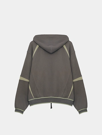 Зип-худи SAN SAN GEAR Oblique Hoodie Ash Brown