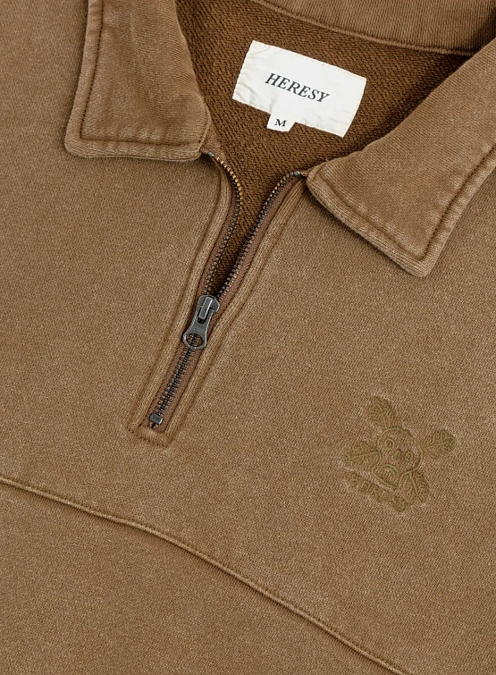 Халф-зип Heresy Green Man 1/4 Zip Biscuit