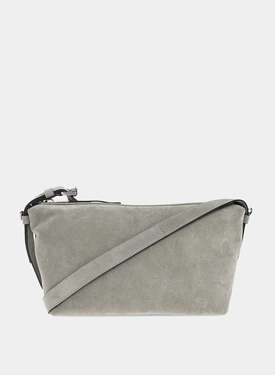 Сумка MOSCHINO Tie Me Hobo Suede Sage Green