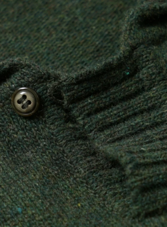 Свитер FrizmWORKS Wool Collar Knit Forest Green