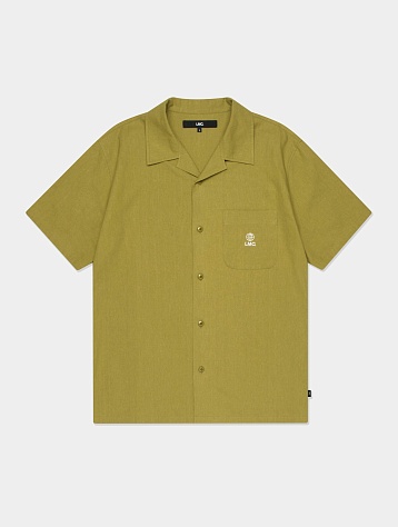 Рубашка LMC Globe Linen Short Slv Shirt Olive
