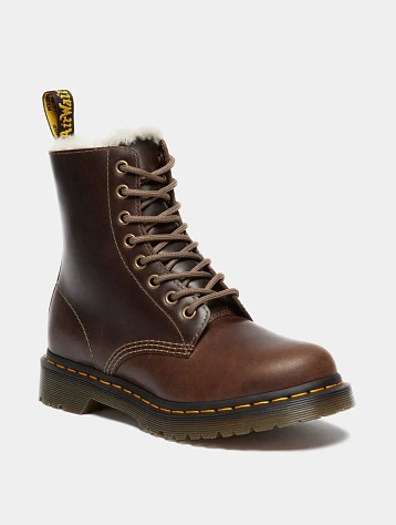 Женские ботинки Dr. Martens 1460 Pascal Serena Dark Khaki