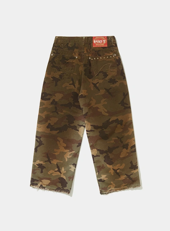 Джинсы PIET Distressed Camo Oversized