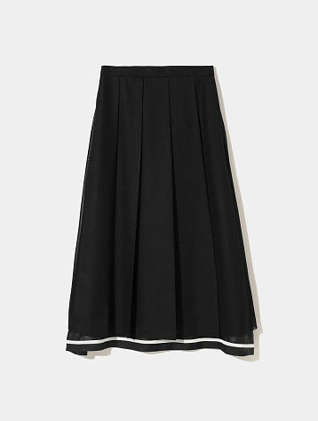 Женская юбка UNDERCOVER Pleated Midi Skirt Black