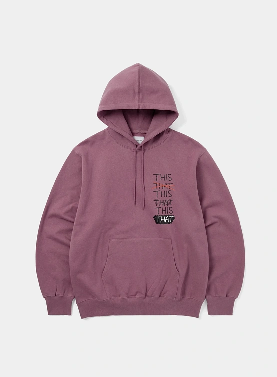 Худи thisisneverthat Thisthat Skate Fuchsia