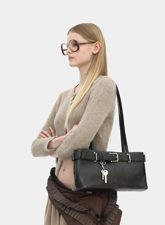 Сумка OSOI Shoulder Brocle Stain Brown