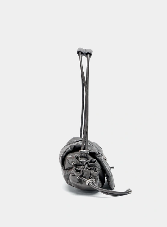 Сумка Diesel Scrunch-D Shoulder S Gunmetal