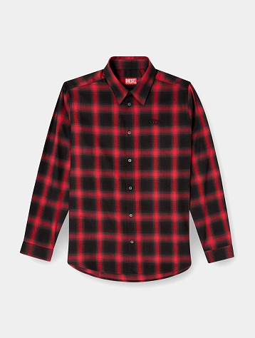 Рубашка Diesel S-Simply-Check-Hgbt Red/Black