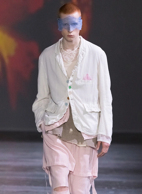 Ожерелье UNDERCOVER Cotton Lace Big Off White