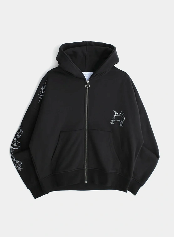 Зип-худи Jungles Jungles LIFE IS MAGIC ZIP HOODIE Black