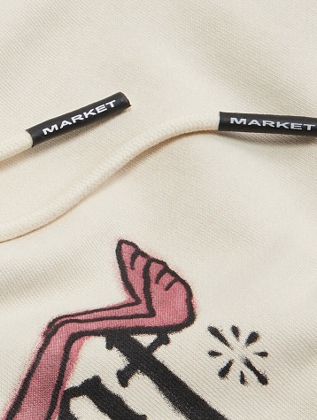Худи MARKET Pink Panther Swap Meet Hoodie Ecru