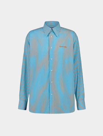 Рубашка Bluemarble Regular Shirt In Striped Blue