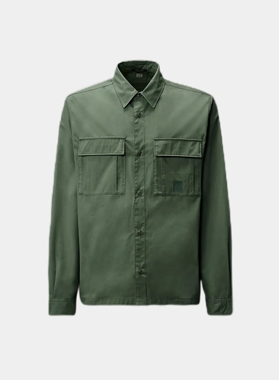 Рубашка C.P. Company Metropolis Series Gabardine Sea Spray