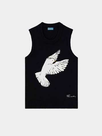 Жилет 3.PARADIS Dove Intarsia Black