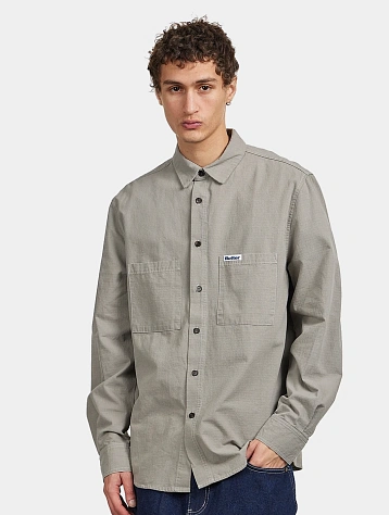 Рубашка Butter Goods Ripstop Button Up Grey