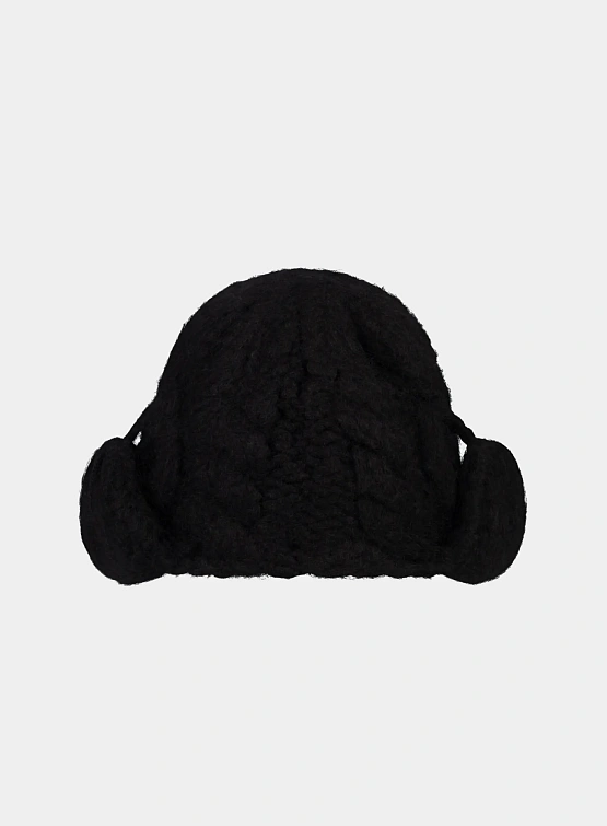 Шапка Charles Jeffrey Loverboy Chunky Aviator Black