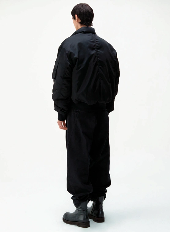 Пуховик COOR Stand Collar Neck Down Puffer Black