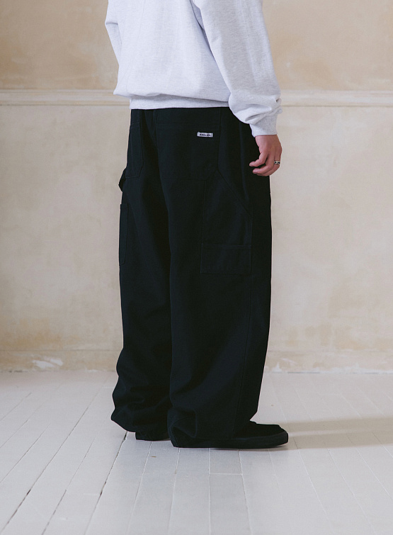 Брюки ANGLAN Double Fatigue Balloon Pants Black