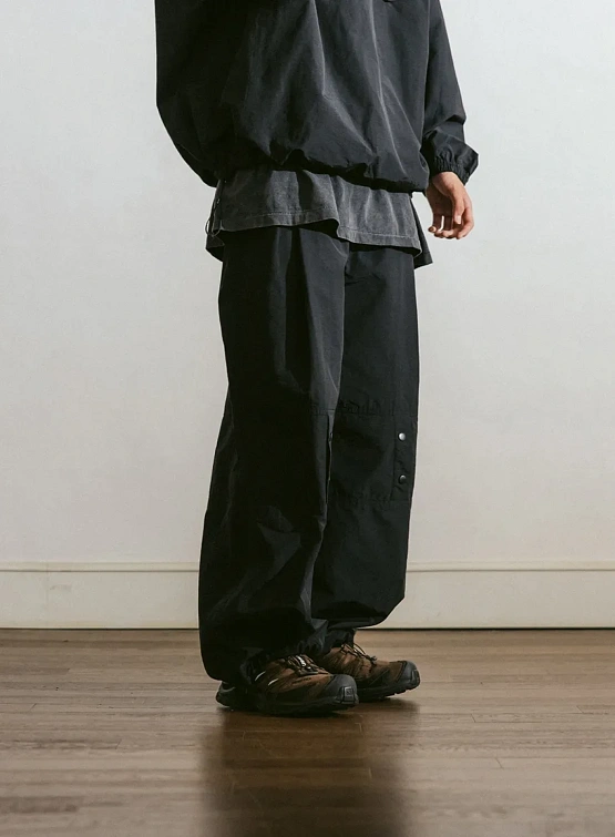 Брюки ANGLAN Perky Button Knee Wide Black