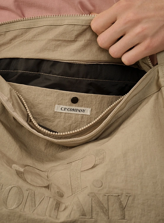 Сумка C.P. Company Plain Paper Touch Zipped Bag Vintage Khaki