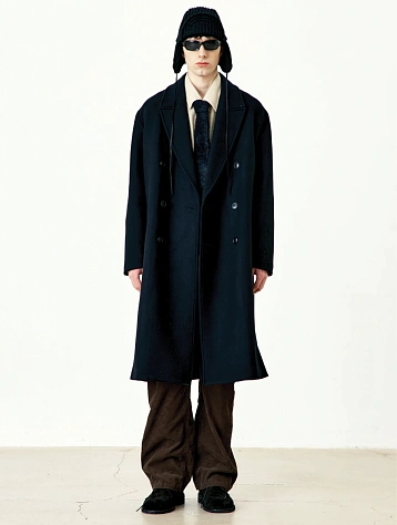 Пальто COOR MTR Over-Fit Double Long Coat Black