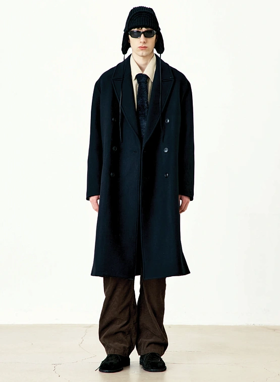 Пальто COOR MTR Over-Fit Double Long Coat Black