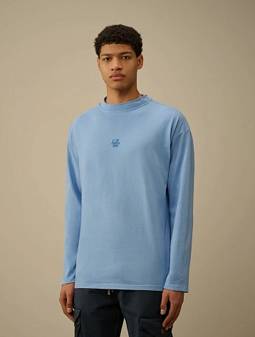 Лонгслив C.P. Company 20/1 Jersey Boxy Logo Pacific Coast