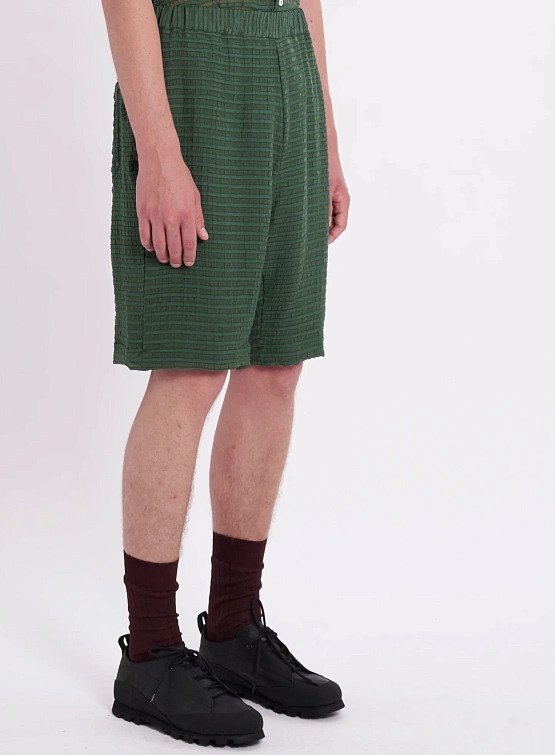 Шорты RANRA Stroller Stripy Cotton Kombu Green