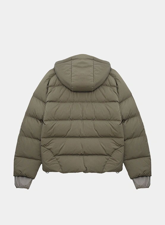 Пуховик SAN SAN GEAR Taped Puffer Brown