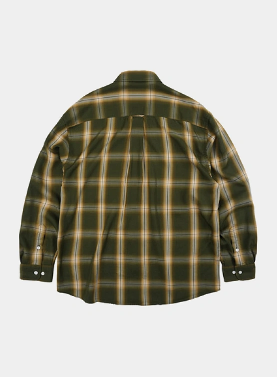 Рубашка FrizmWORKS Lyocell Check Relaxed Green