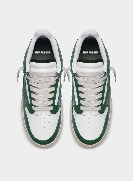 Кеды Represent Clo Reptor Low Racing Green/Flat White