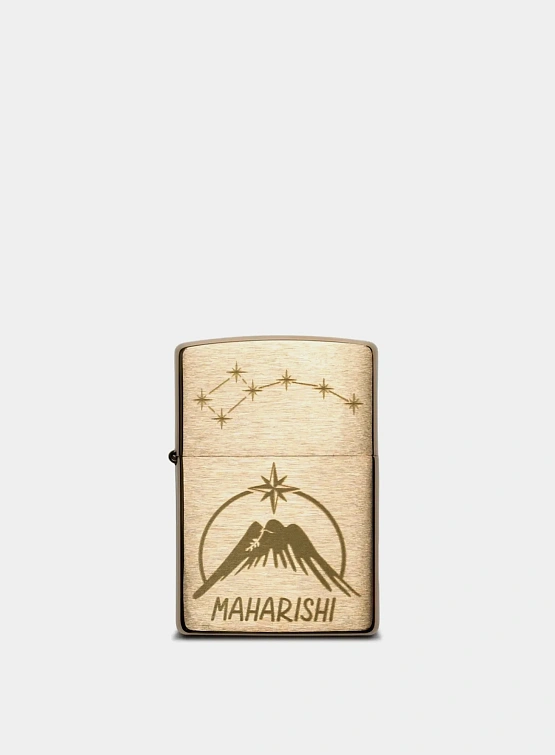 Зажигалка MAHARISHI 2221 Alaskan Tour Engraved Zippo Brass