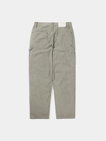 Брюки thisisneverthat Washed Carpenter Pant Stone