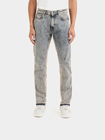 Джинсы Represent Clo Straight Leg Denim Raw Hem Dust Blue