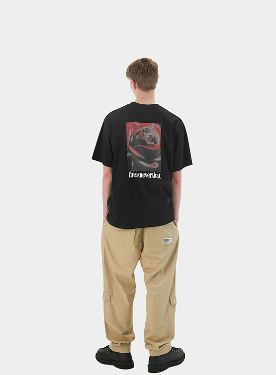 Футболка thisisneverthat Rose Tee Black