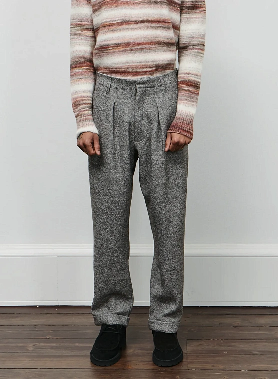 Брюки RANRA Fold Wool Chino Major Brown