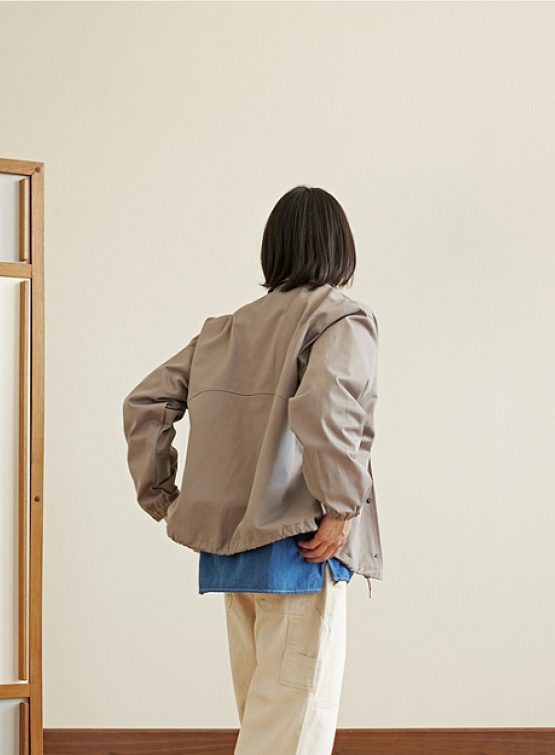 Куртка FrizmWORKS Twill Cotton Coach Jacket Fog Gray