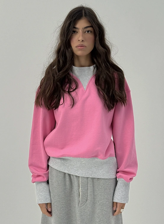 Свитшот Siniy Vsadnik Tiger Sweatshirt Pink/Melange