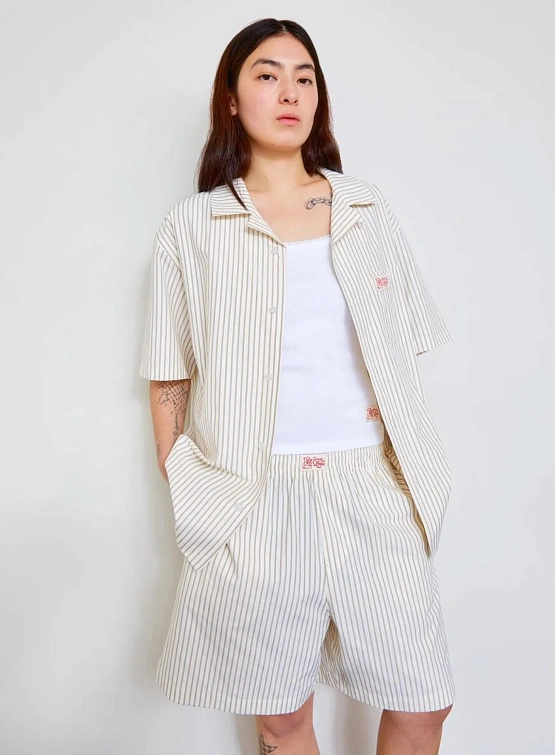 Шорты LMC Stripe Resort Short Slv Ivory