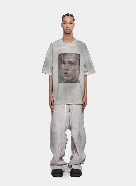 Футболка ARNODEFRANCE Dirty Vintage 'Leo' White