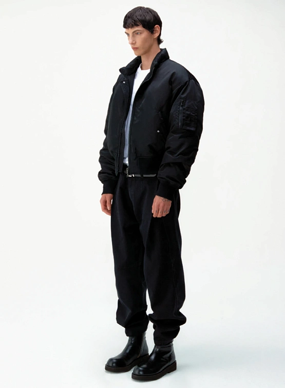 Пуховик COOR Stand Collar Neck Down Puffer Black