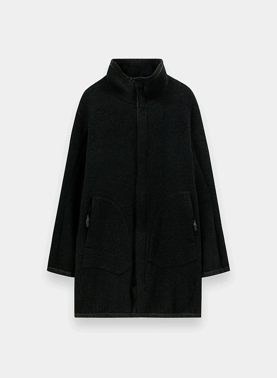 Пальто ISAAC SELLAM Mantel Highcoat Laine Unique Anthrazit