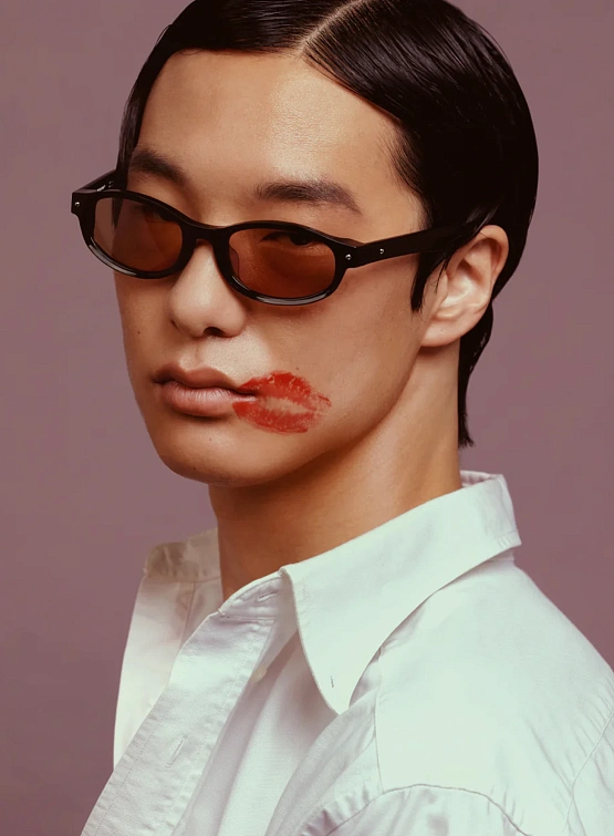 Очки Bonnie Clyde Roller Coaster Black & Brown Lens