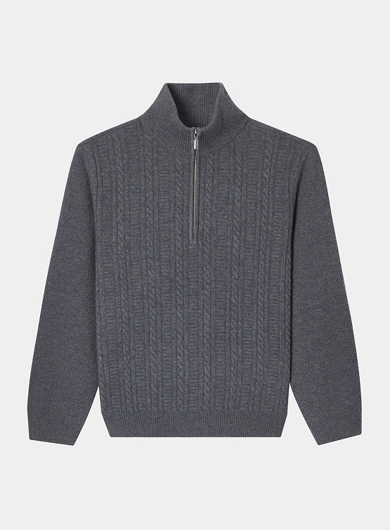 Джемпер A.P.C. Theo Sweater Anthracite