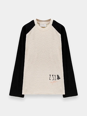 Лонгслив Song for the Mute''25.2 Sunflower'' Towel Raglan White